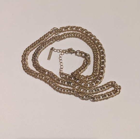 Dynamite long gold tone chain - unisex - Picture 14 of 14
